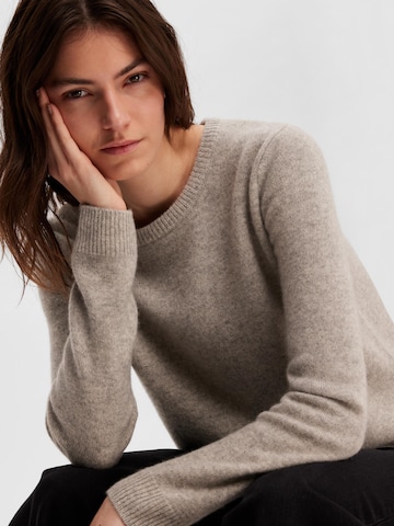 SELECTED FEMME Sweater 'Manila' in Grey
