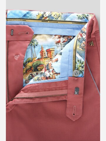 MEYER Regular Chino in Rood