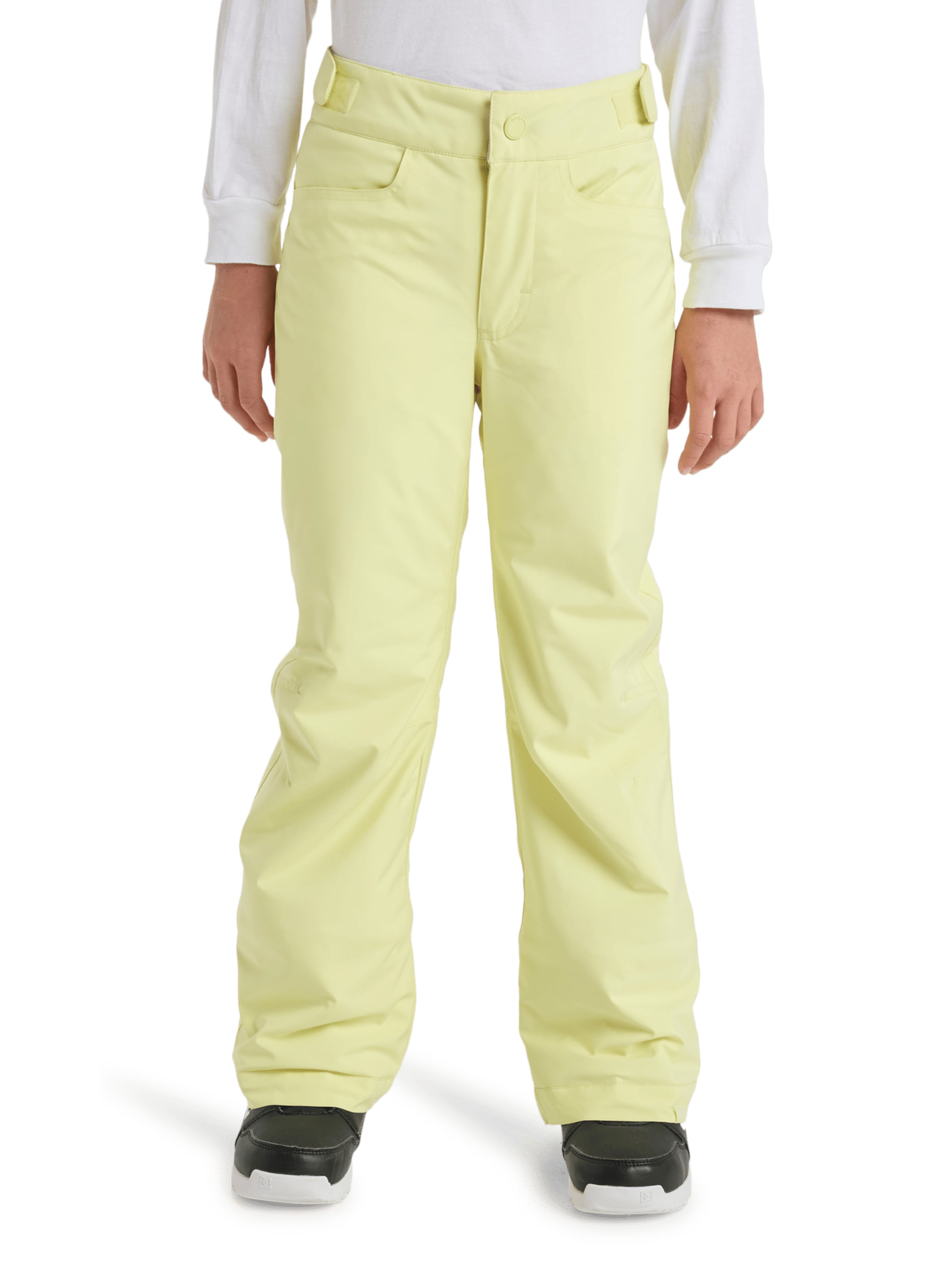 ROXY Workout Pants 'Backyard' in Yellow: front