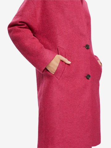 ESPRIT Ανοιξιάτικο και φθινοπωρινό παλτό σε ροζ