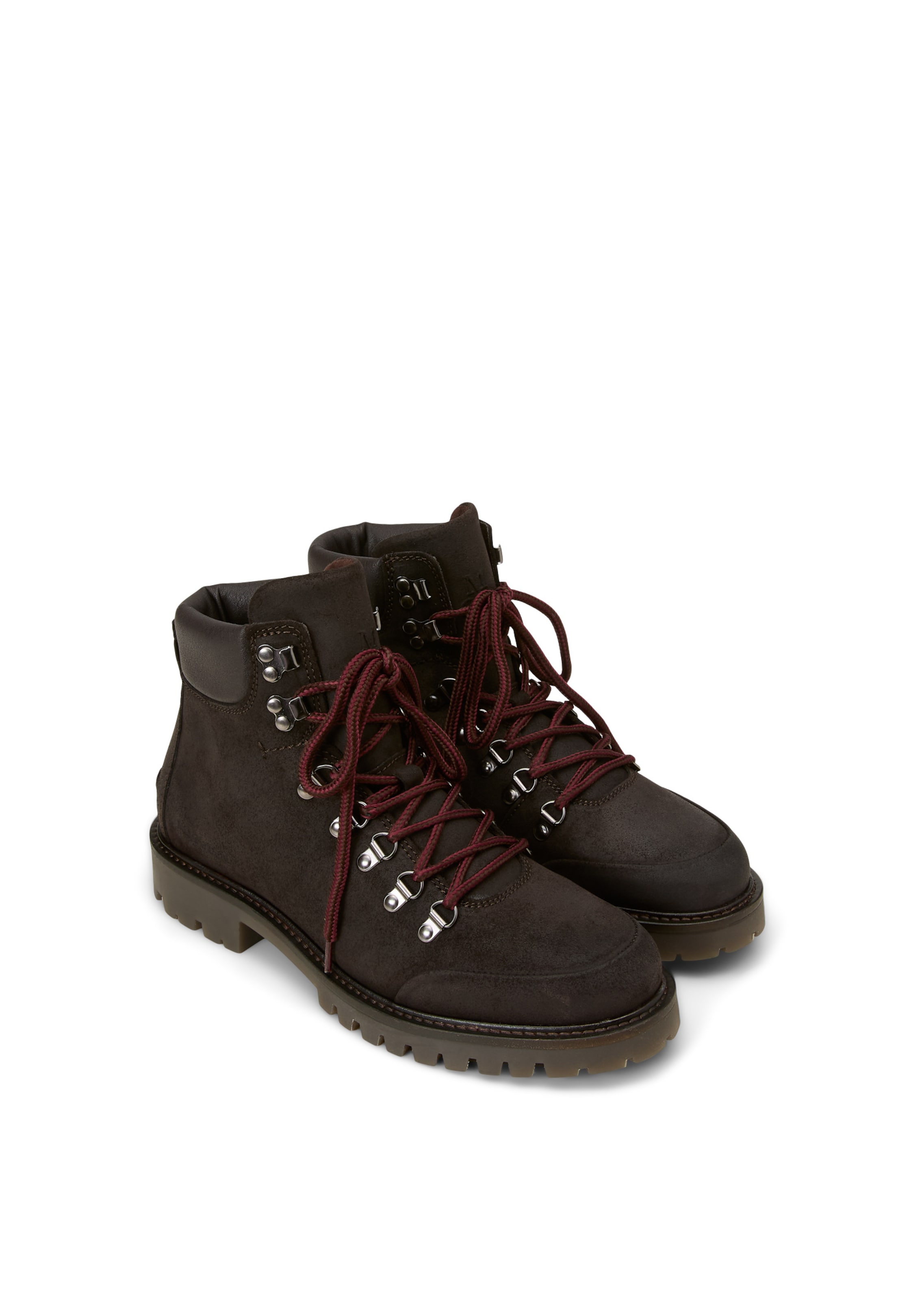 Marc O'Polo Lace-Up Boots in Brown