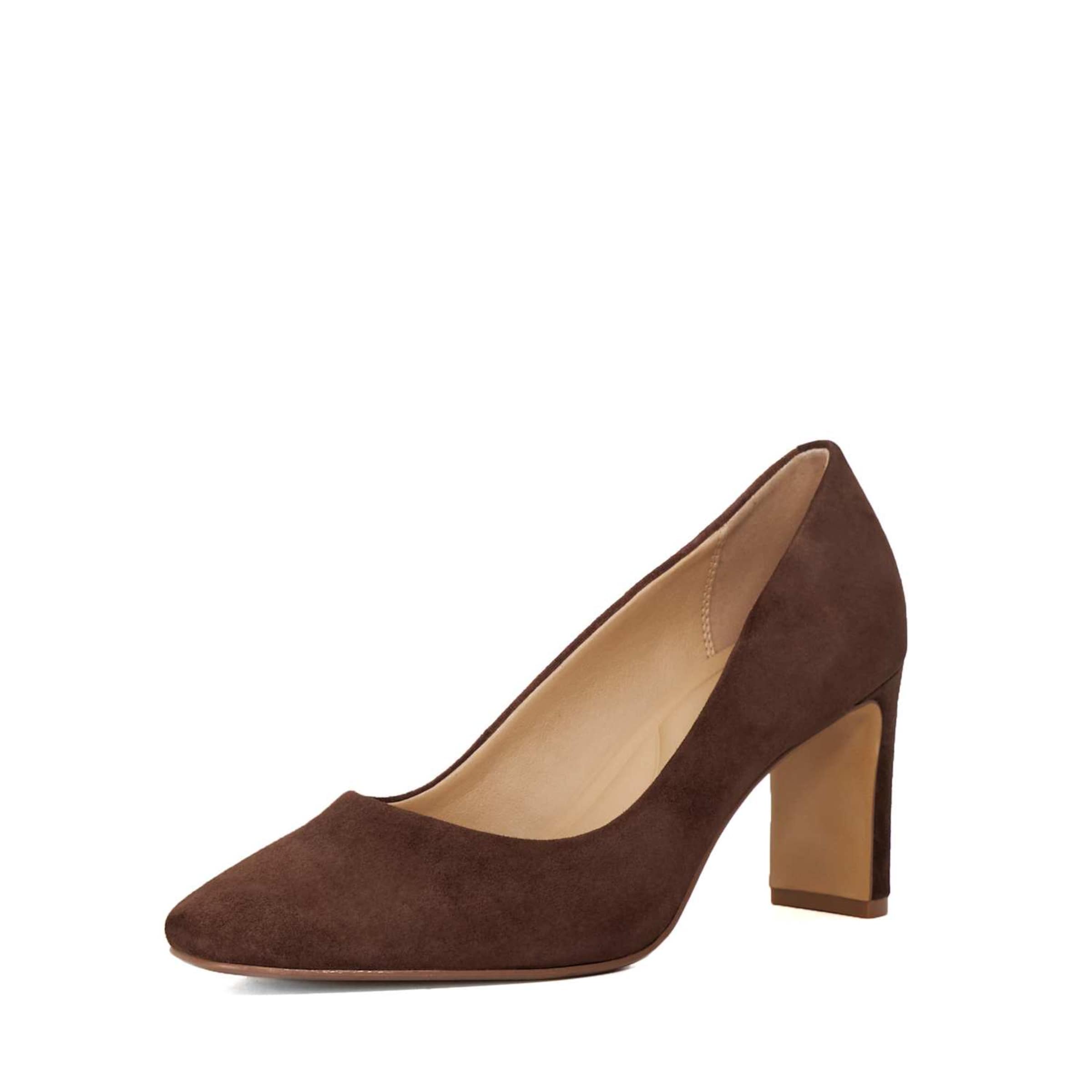 Escarpins 'ARRIVING' Dune LONDON en marron : devant
