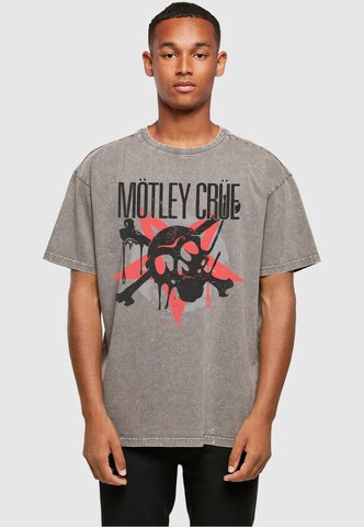 T-Shirt 'Motley Crue - Montage Skull' Merchcode en gris : devant