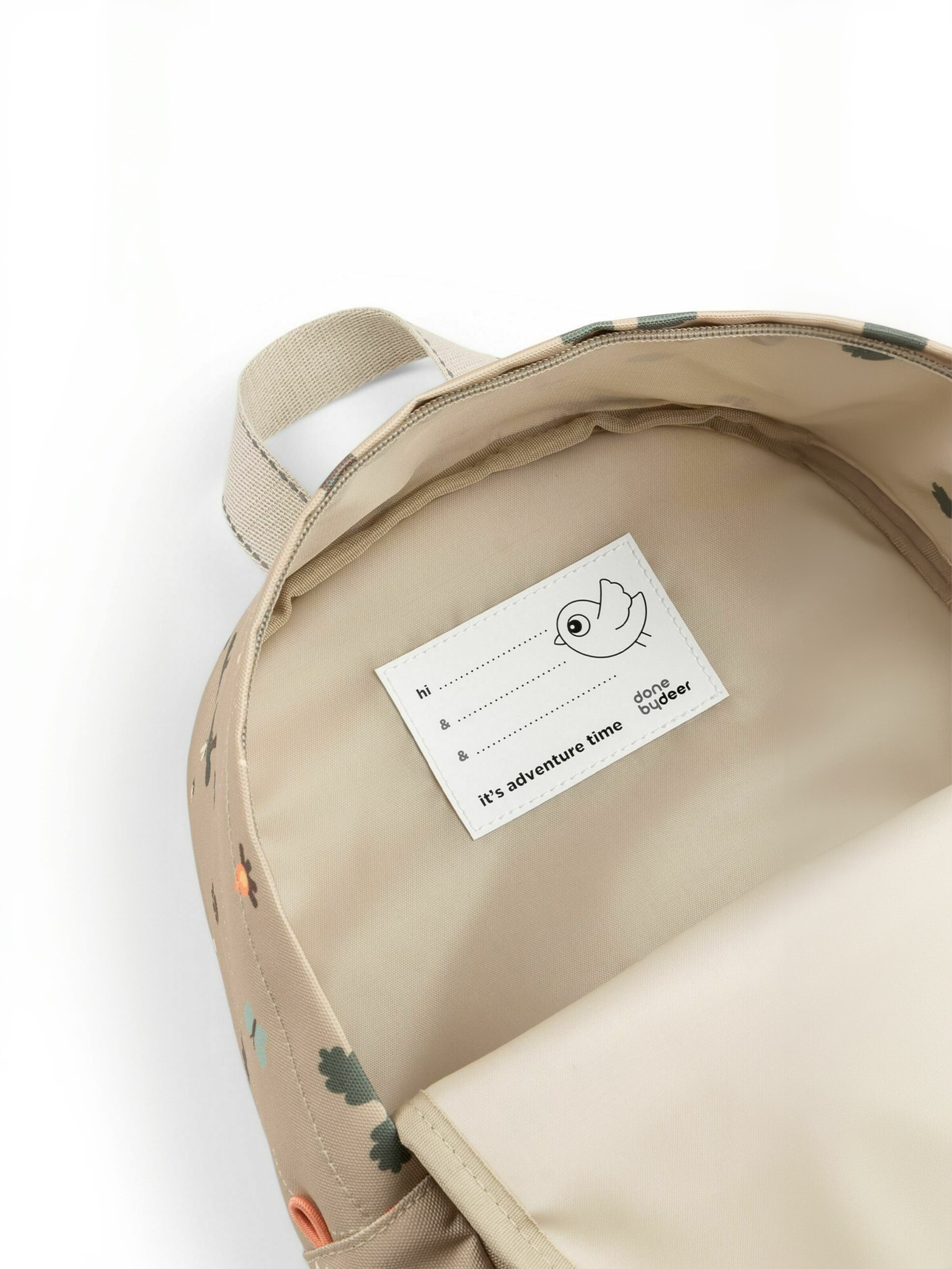 Done by Deer Taske ' Tiny trails ' i beige: top