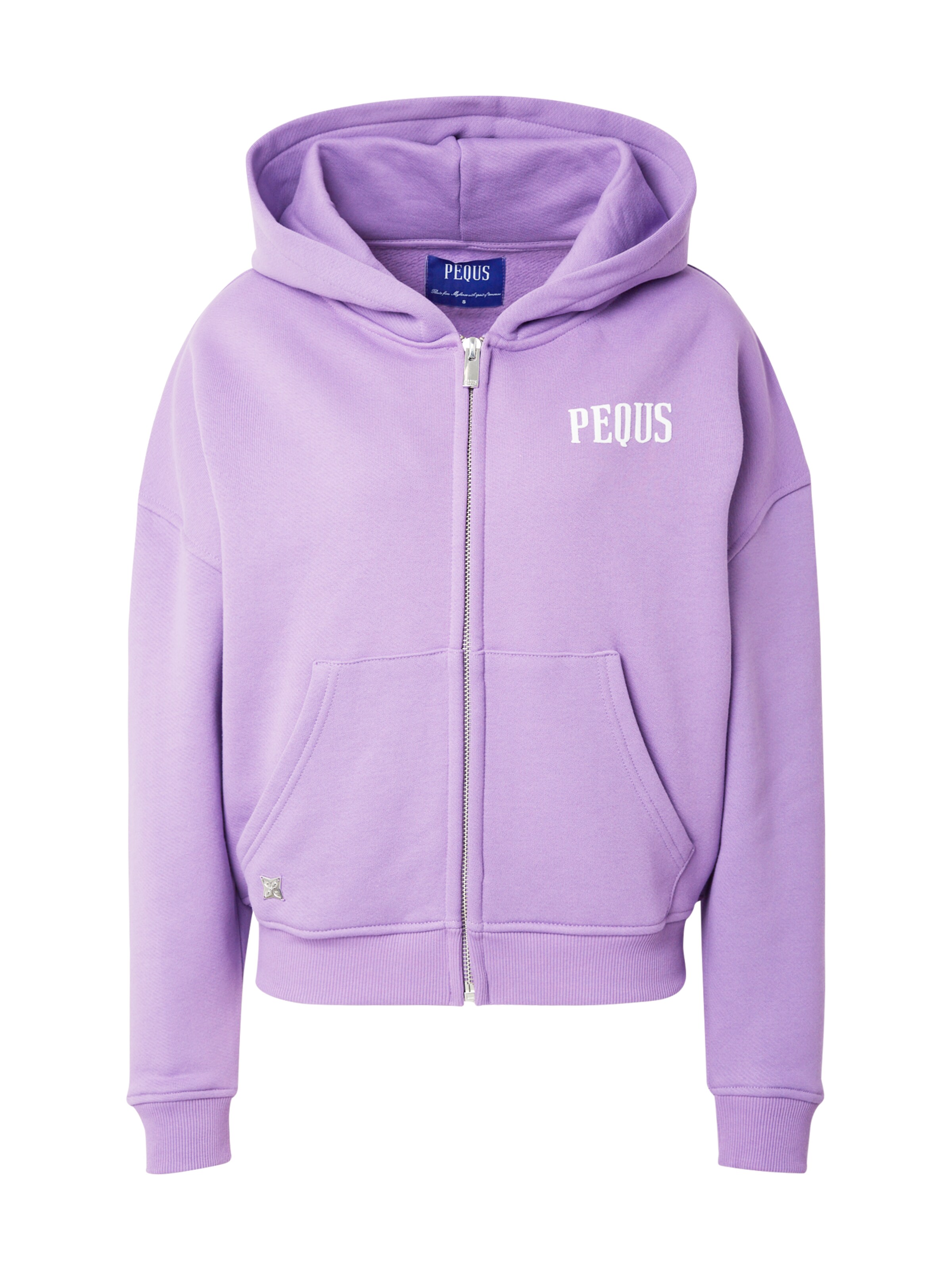 Pequs Ζακέτα φούτερ σε λιλά: μπροστά