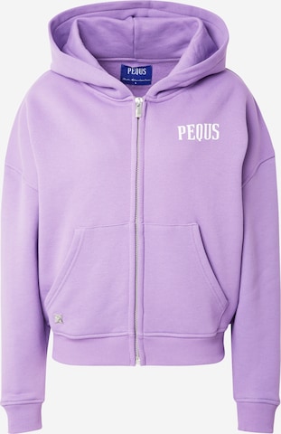 Pequs Sweatjacke in Lila: predná strana