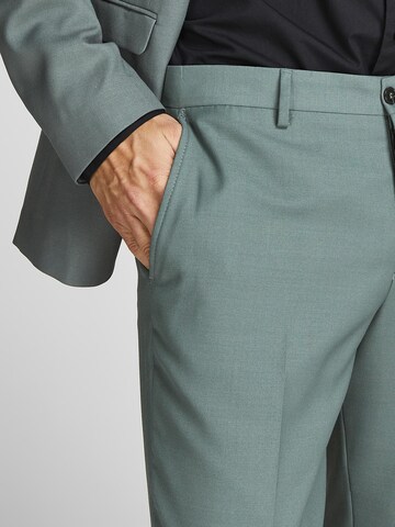 JACK & JONES Slimfit Kalhoty s puky 'SOLARIS' – zelená