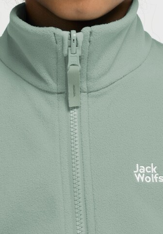 JACK WOLFSKIN Fleece Jacket in Green