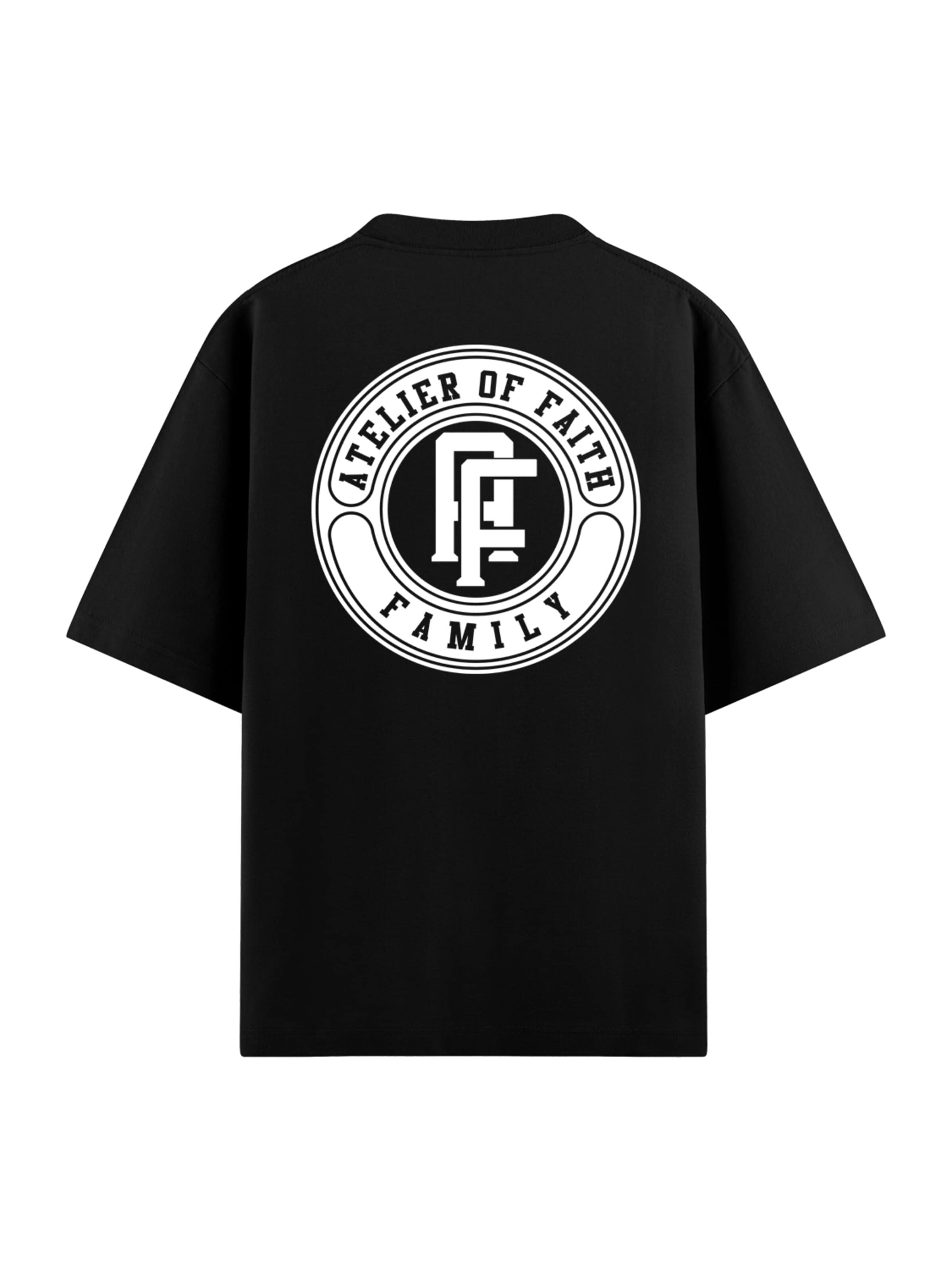 T-Shirt 'ATLR FAMILY SIGNATURE' ATELIER OF FAITH en noir