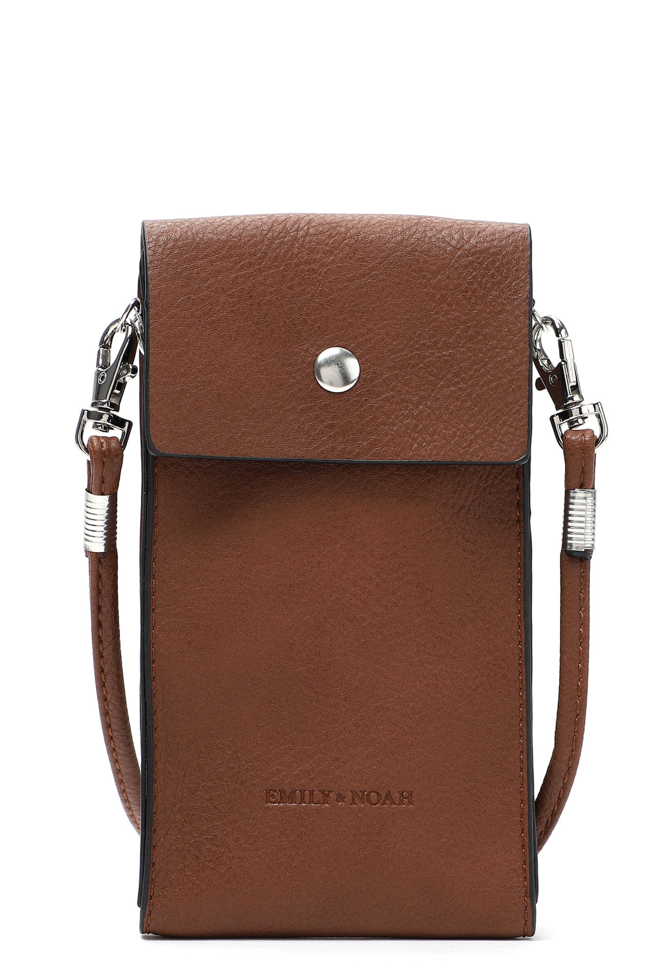 Emily &amp; Noah - Funda para smartphone &#x27;Emma&#x27; en marrón: frente