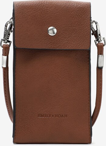 Emily & Noah Shoulder Bag 'Emma' in Brown: front