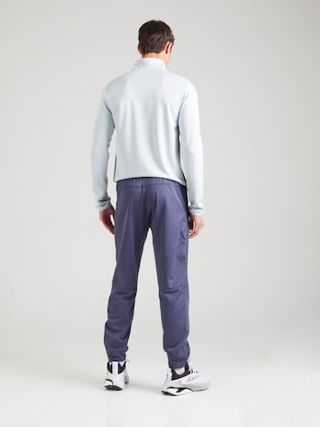 ADIDAS PERFORMANCE Tapered Sporthose in Blau: Rückseite