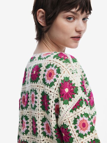 Desigual - Cárdigan en blanco