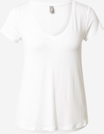 T-shirt 'Poppy' CULTURE en blanc : devant