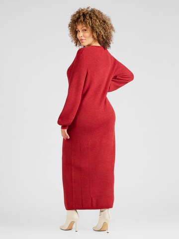 Object Curve Jurk 'MALENA' in Rood