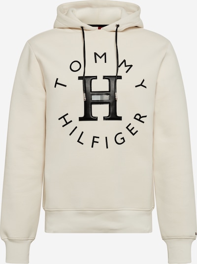 TOMMY HILFIGER Sweatshirt in creme / schwarz, Produktansicht