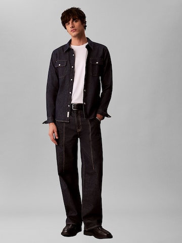 Coupe regular Chemise Calvin Klein Jeans en bleu