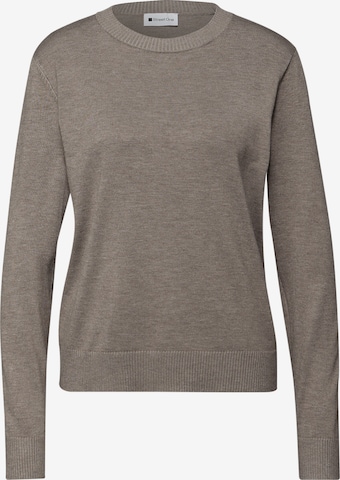 STREET ONE Pullover in Braun: Vorderseite