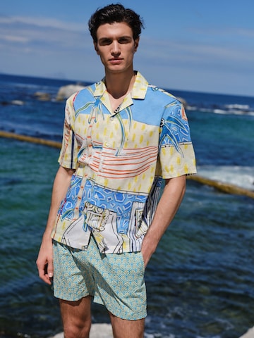 Next Regular Fit Hemd in Blau: Vorderseite