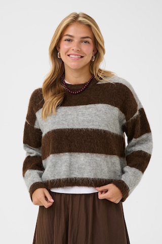 SAINT TROPEZ Sweter w kolorze brązowy: przód