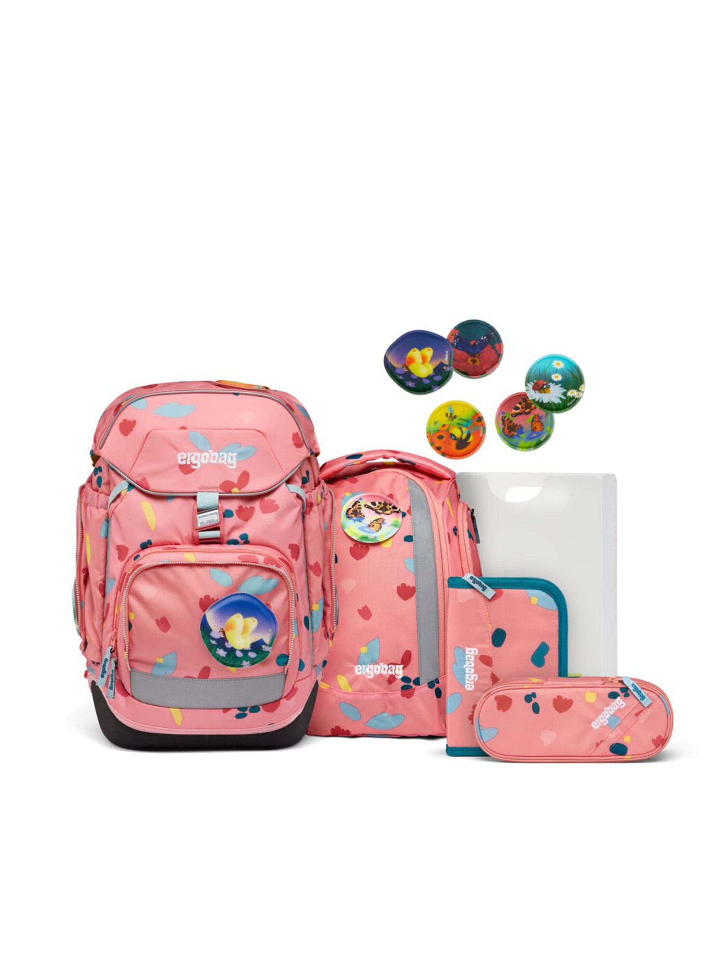 ergobag Rucksack 'Set 6tlg'‌‌‌‌‌‌‌‌‌‌ in Orange: Vorderseite