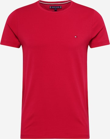 T-Shirt TOMMY HILFIGER en rouge : devant