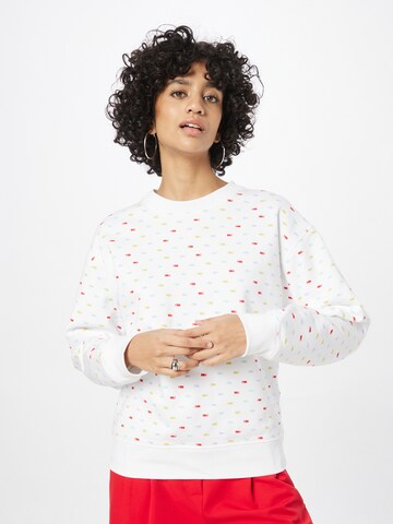 LEVI'S ® Mikina 'Graphic Standard Crewneck Sweatshirt' – bílá: přední strana