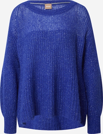 BOSS Black Sweater 'Fuoline' in Blue: front