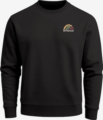 Neverless Sweatshirt 'Write your Stories' in Schwarz: Vorderseite