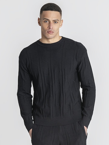 Pull-over Gianni Kavanagh en noir : devant