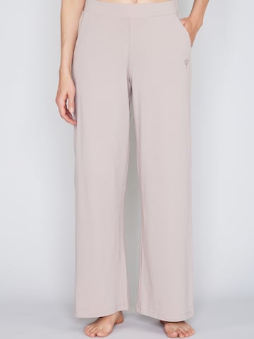 JOOP! Loose fit Trousers 'Cosy' in Pink: front