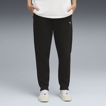 PUMA Regular Sports trousers in Black: front