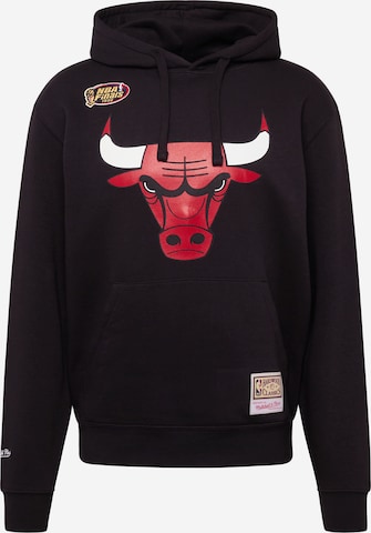 Mitchell & Ness Sweatshirt 'Chicago Bulls' in Black: front
