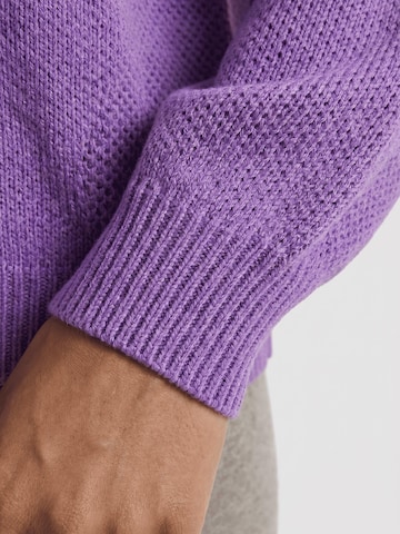 americandreams Oversized sweater 'Milana Cotton' in Purple
