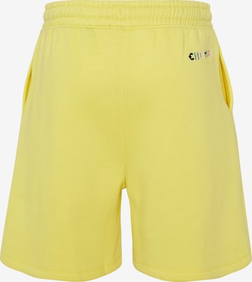 CHIEMSEE Regular Pants in Yellow