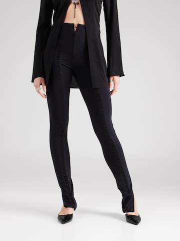 PATRIZIA PEPE Skinny Leggings in Black: front