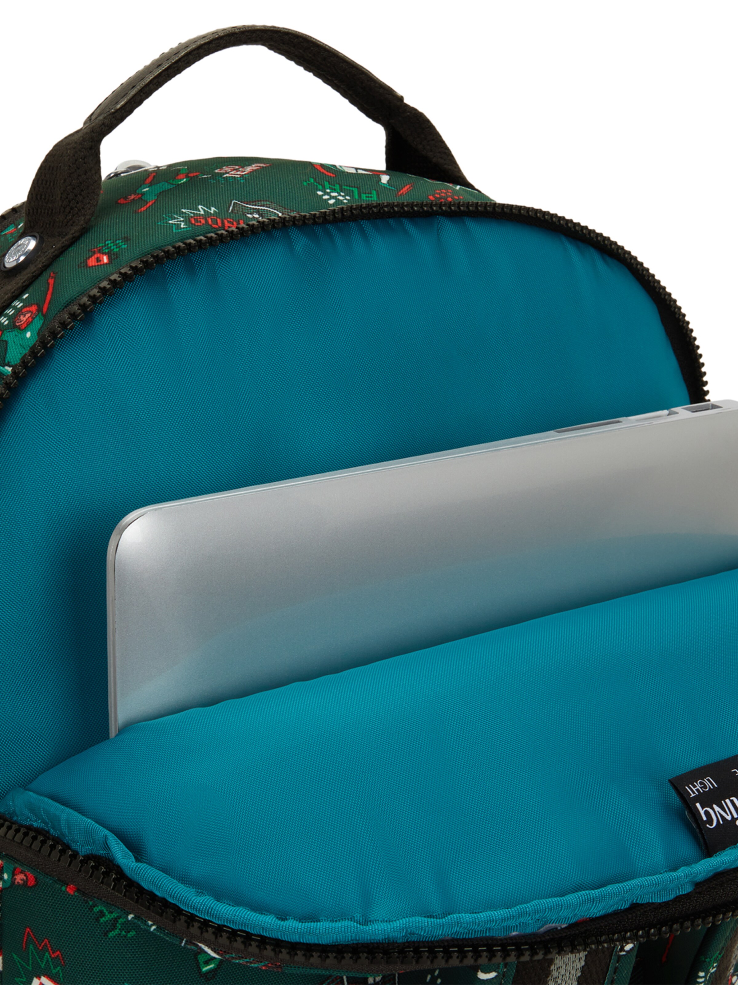KIPLING Nahrbtnik 'Seoul Lap' | zelena barva