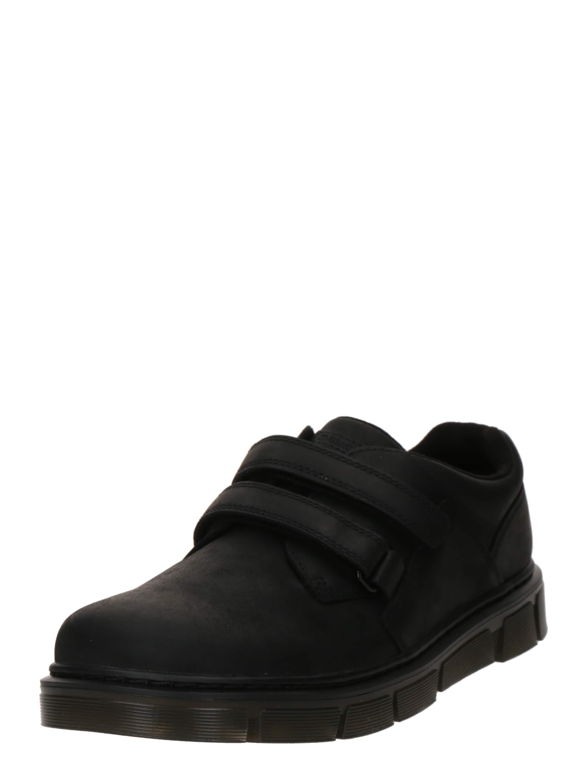 Scarpa bassa 'Raffe' di Dr. Martens in nero: frontale