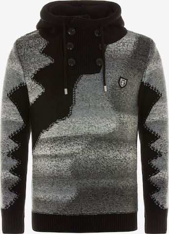 CIPO & BAXX Sweater in Black: front