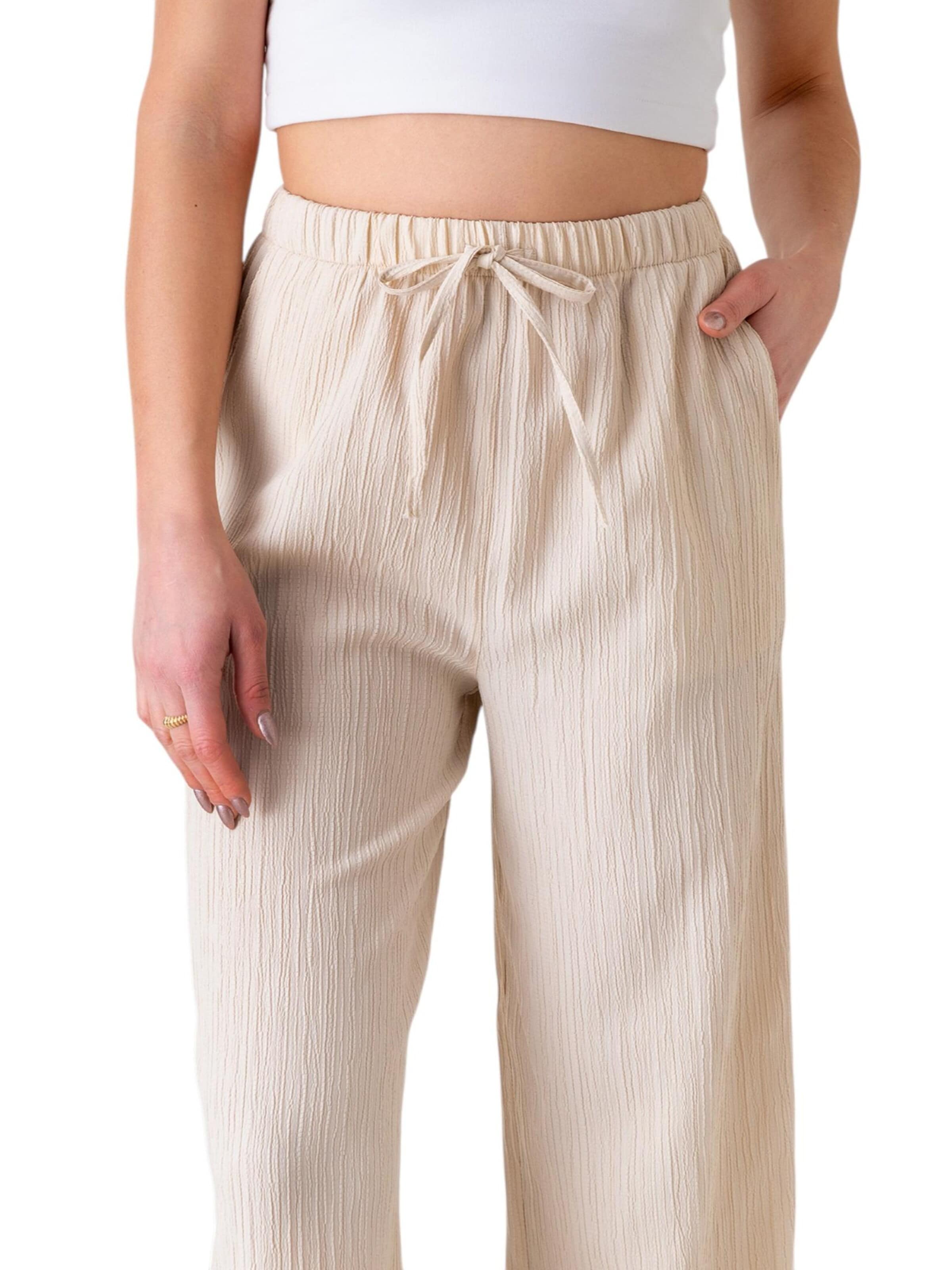 fashionshowcase Loose fit Pants 'ALARA' in Beige