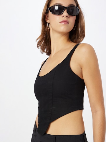 Top 'LAINE' de la NEON & NYLON pe negru