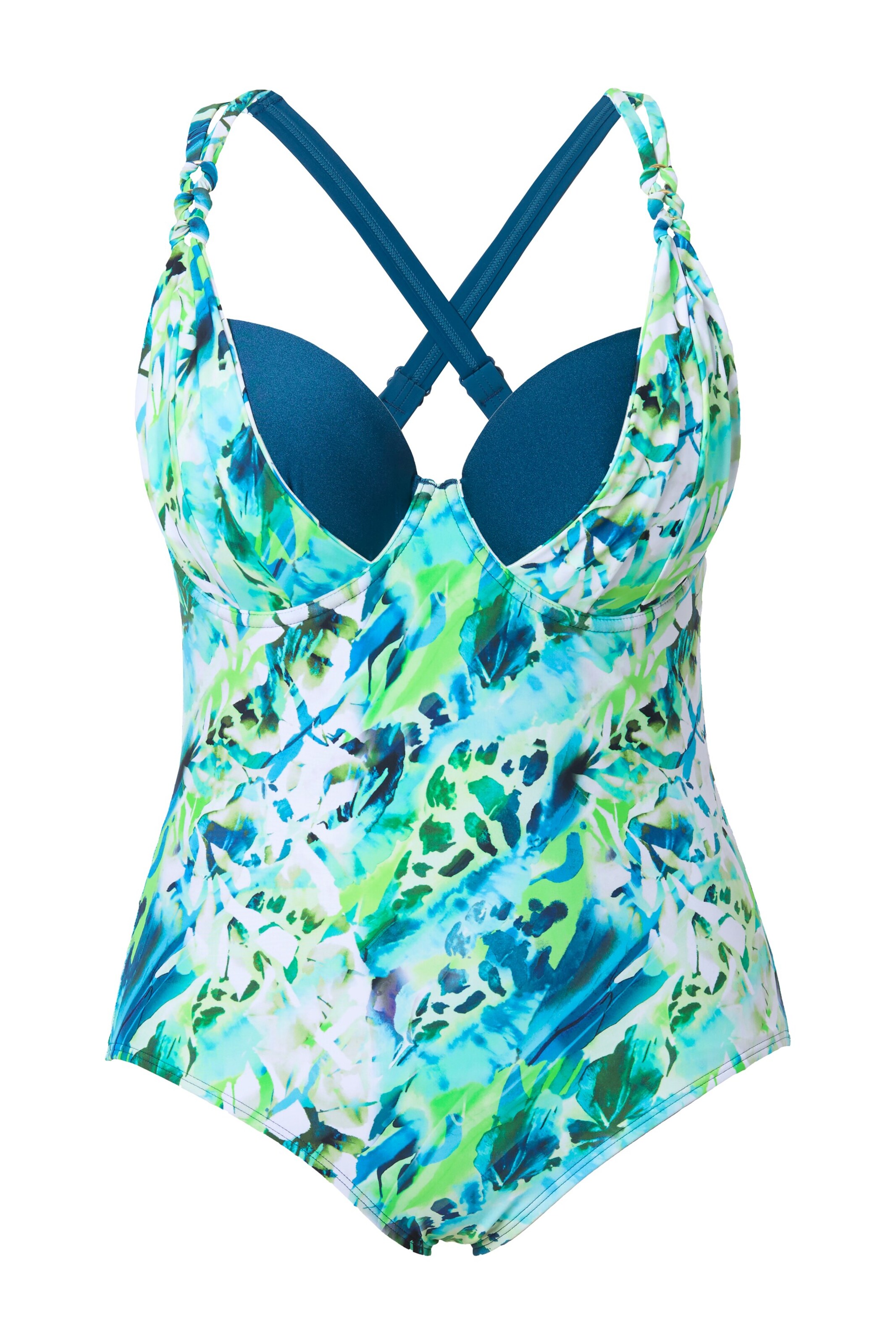 Balconnet Maillot de bain Ulla Popken en vert : devant