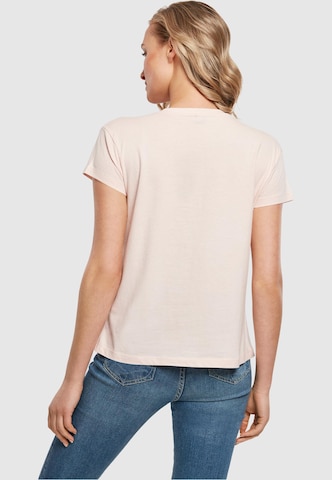 Merchcode Shirt 'Thin Lizzy - Rose' in Pink