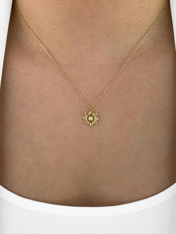 DANIEL CLIFFORD Kette 'Helia' in Gold: Vorderseite