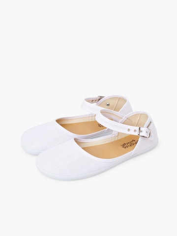 Ballerines Pisamonas en blanc