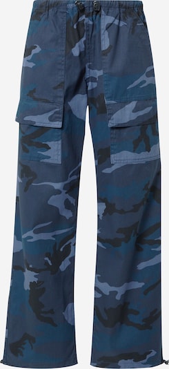 Pantaloni cu buzunare Nasty Gal pe albastru gențiană / albastru denim / albastru închis / negru, Vizualizare produs