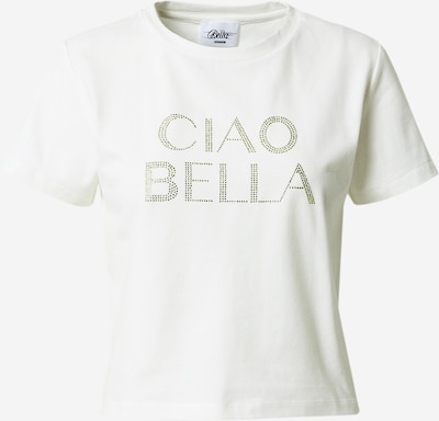 Bella x ABOUT YOU T-shirt 'Isabella' en blanc, Vue avec produit