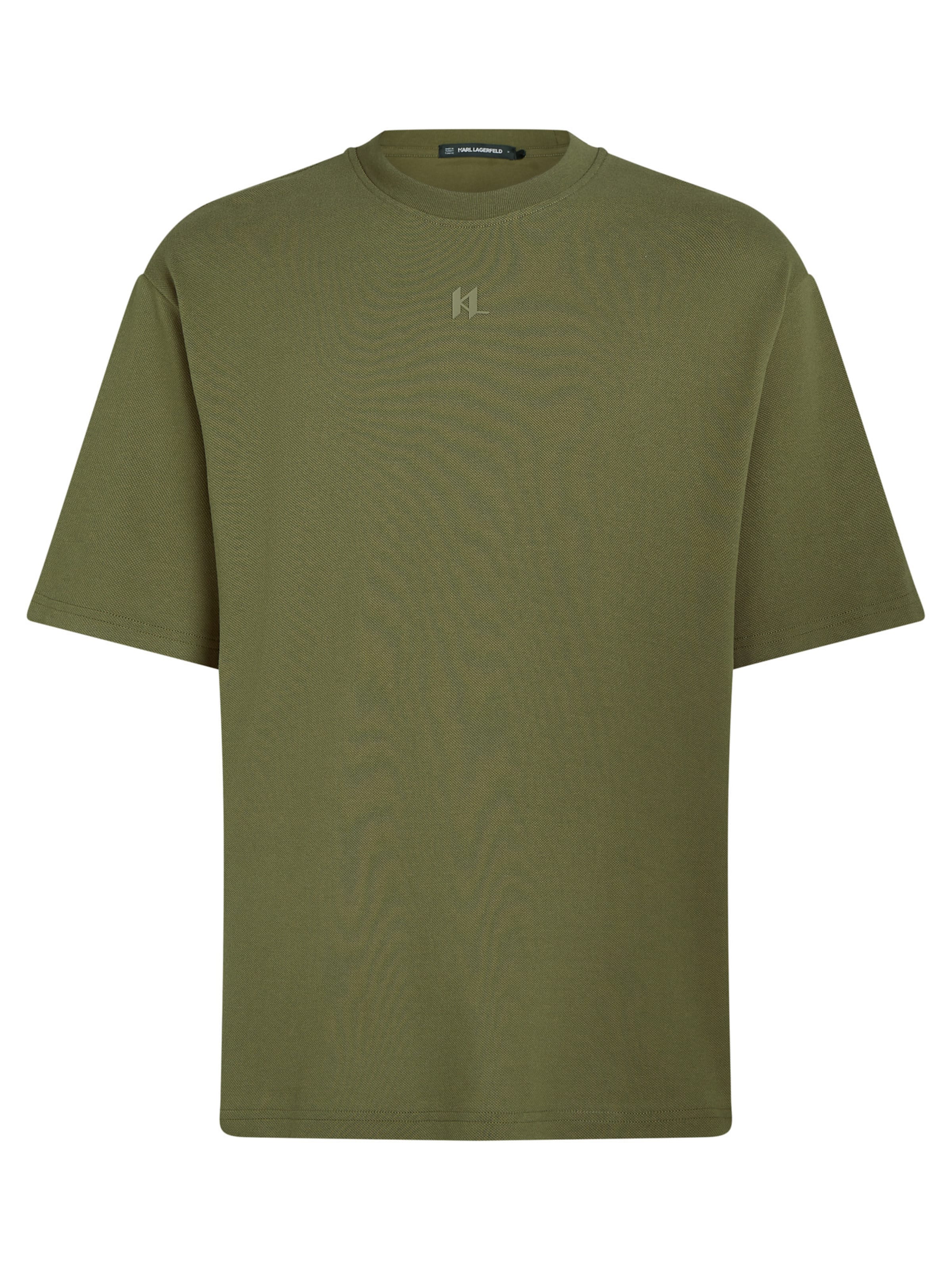 Karl Lagerfeld - Camiseta en verde: frente