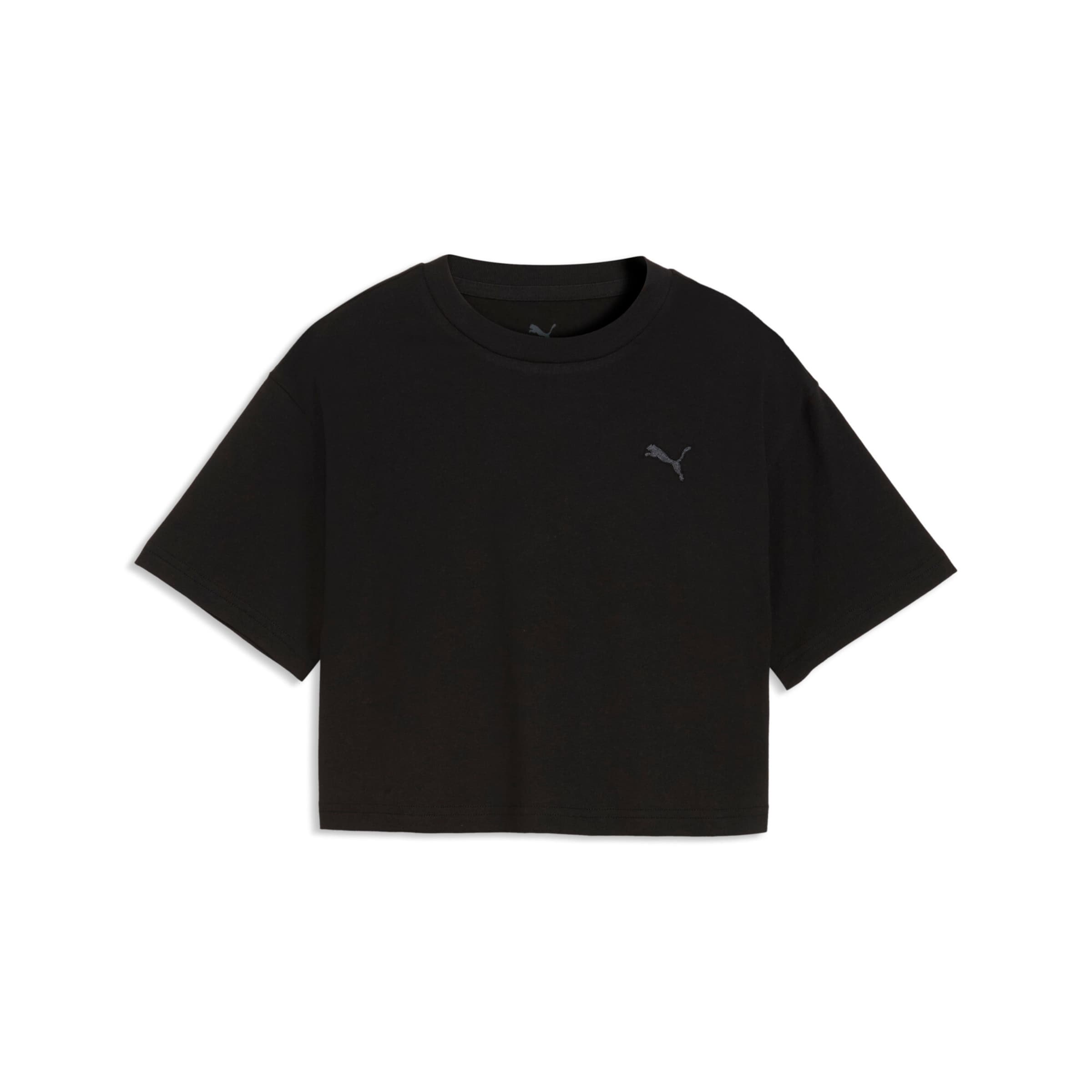 T-Shirt fonctionnel PUMA en noir : devant