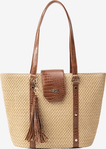 IZIA Shopper in Beige: voorkant